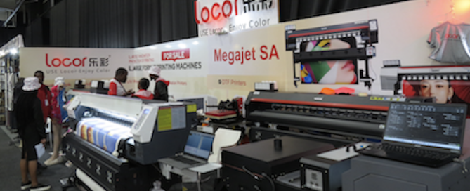 Megajet SA Exhibited Dye Sublimation Solutions