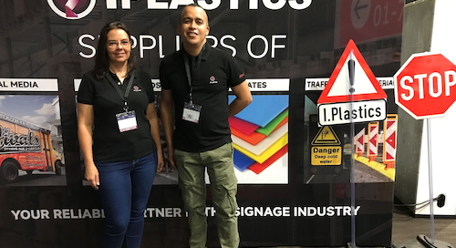 IPlastics Exhibited Reflective Material At Graphics, Print And Sign Durban Expo