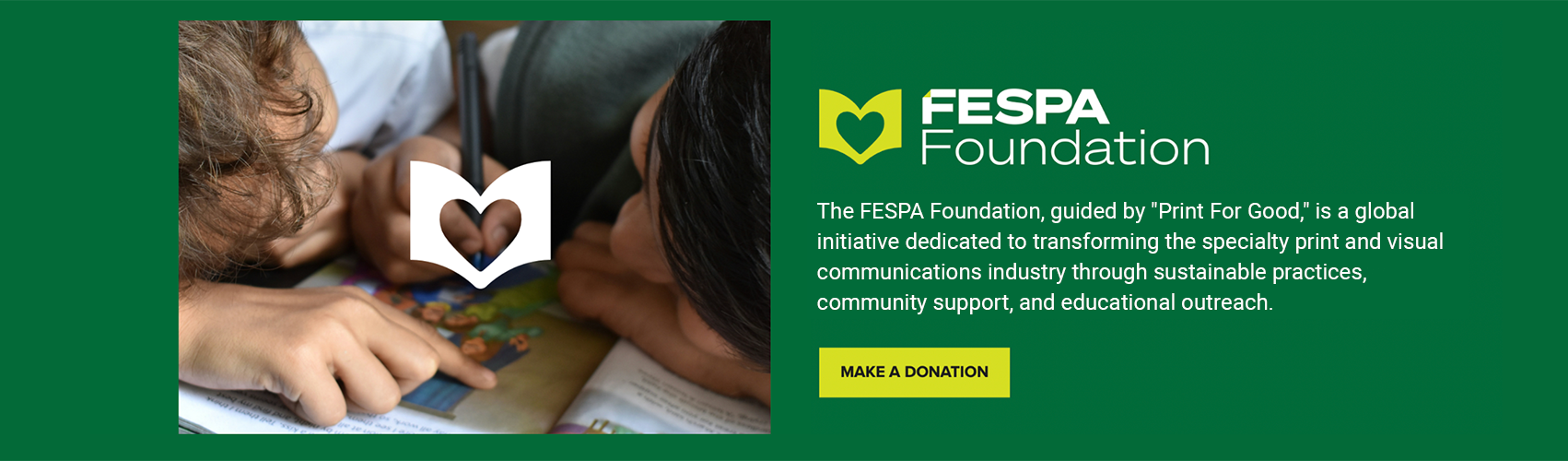 FESPA Foundation make a donation